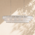 Amor Ghiaccio Glass Oval Chandelier 54