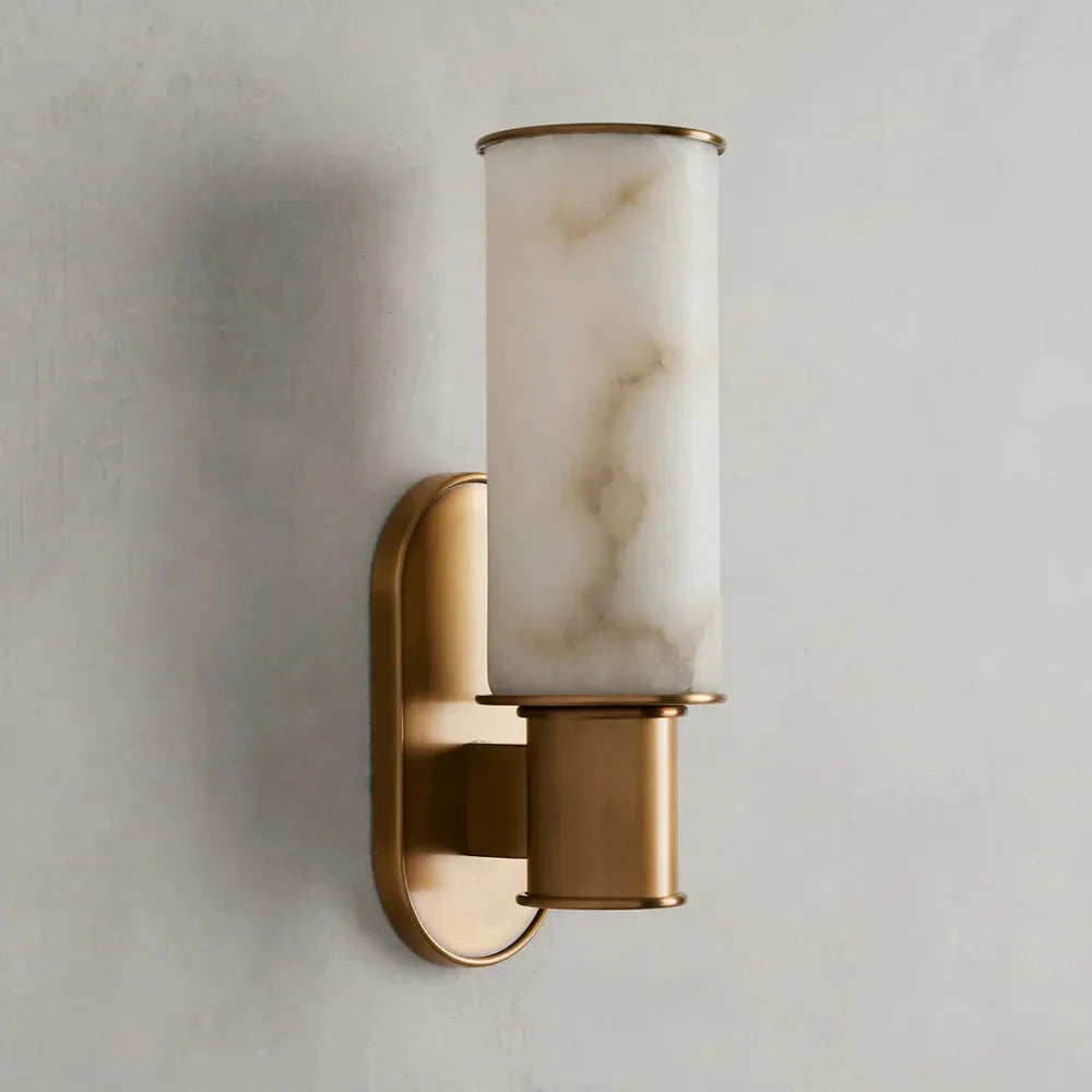 Harlin Alabaster Wall Sconce - King Lamps