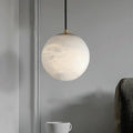 Hansa Alabaster Ball Pendant Light, Island Mini Pendant Light - King Lamps