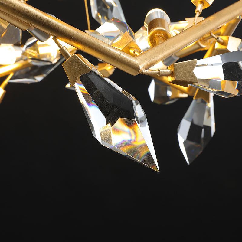 Addison 34" Crystal Chandelier - King Lamps