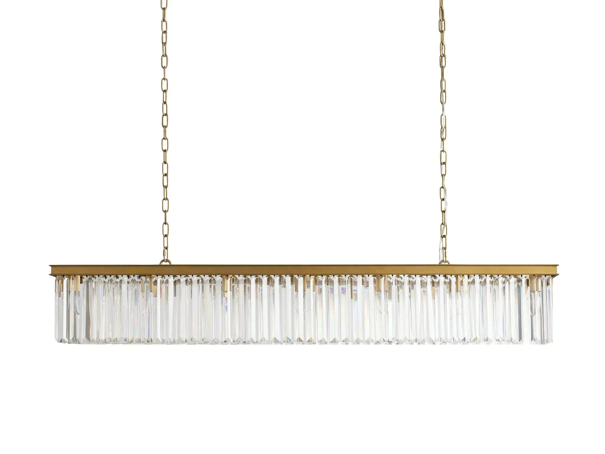 Leyland Crystal Rectangular Chandelier 60''72'' - King Lamps