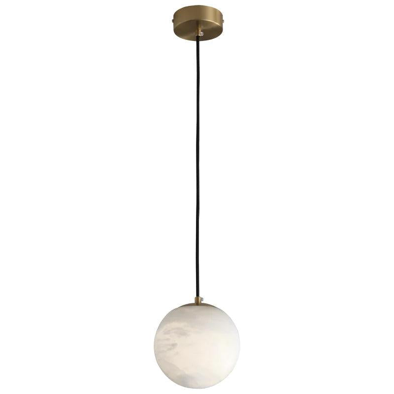 Hansa Alabaster Ball Pendant Light, Island Mini Pendant Light - King Lamps