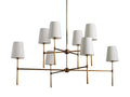 Rhodes 2-Tier Round Chandelier - King Lamps