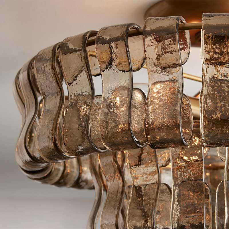 Ghiaccio Flushmount Chandelier - King Lamps