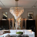 Marigan Crystal 3-Tier Round Chandelier 36