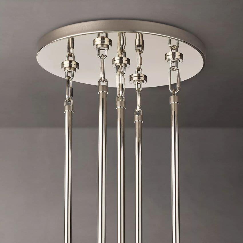 Marigan Multi-Tier Crystal Chain Round Chandelier 60" - King Lamps