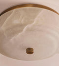 Odessa Alabaster Flush Light