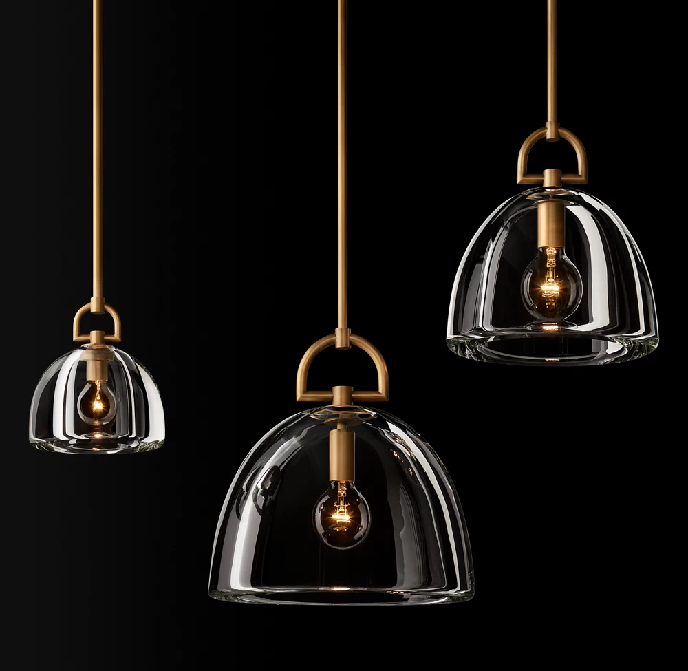 Botanist Dome Crystal Pendant 7'' 11'' 14'' - King Lamps