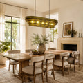 Amor Ghiaccio Glass Oval Chandelier 54