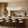 Amor Ghiaccio Glass Oval Chandelier 54