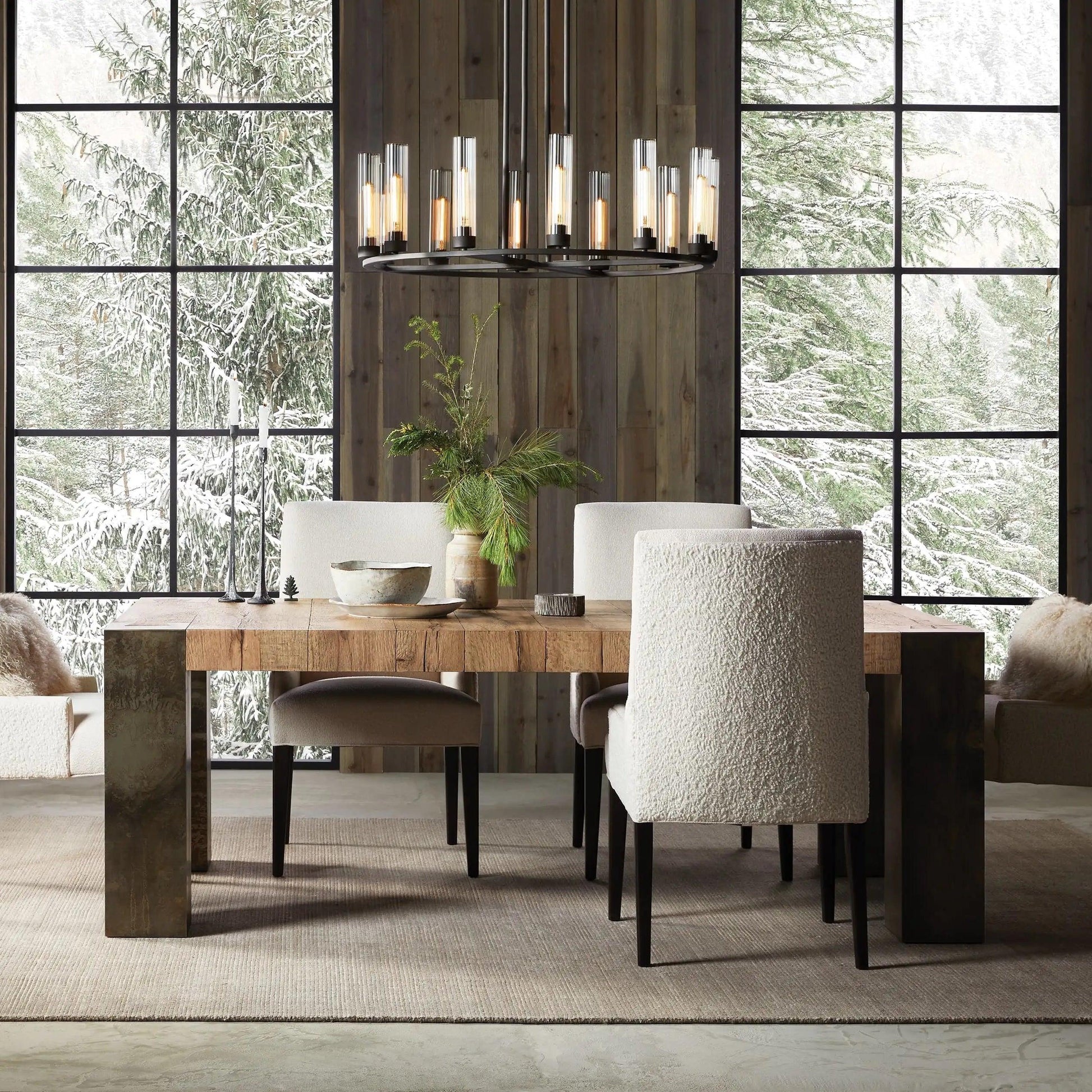 Andreas Round Glass Chandelier 30"W 40"W - King Lamps