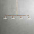 Art Glass Therona Linear Chandelier-King Lamps