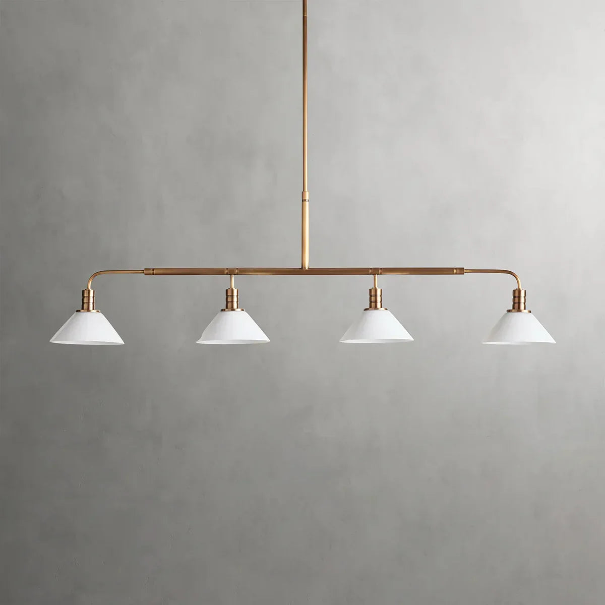 Art Glass Therona Linear Chandelier-King Lamps
