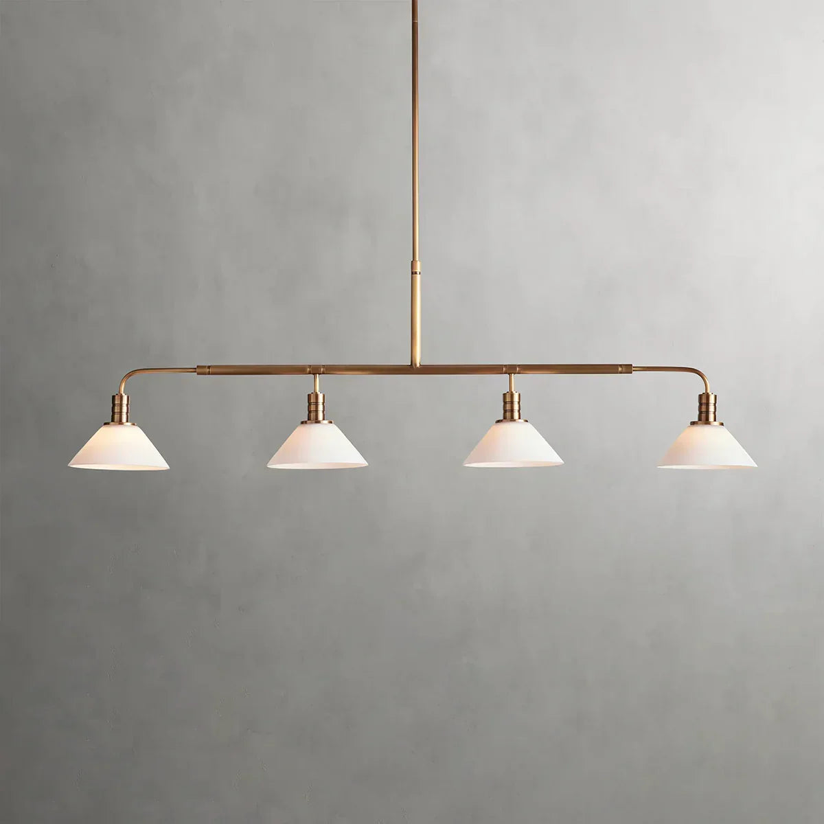 Art Glass Therona Linear Chandelier-King Lamps