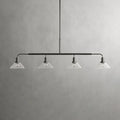 Art Glass Therona Linear Chandelier-King Lamps
