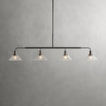 Art Glass Therona Linear Chandelier-King Lamps