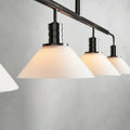 Art Glass Therona Linear Chandelier-King Lamps