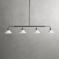 Art Glass Therona Linear Chandelier-King Lamps