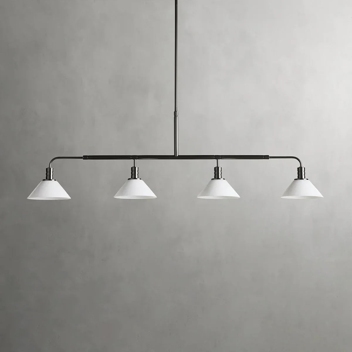 Art Glass Therona Linear Chandelier-King Lamps