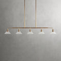 Art Glass Therona Linear Chandelier-King Lamps