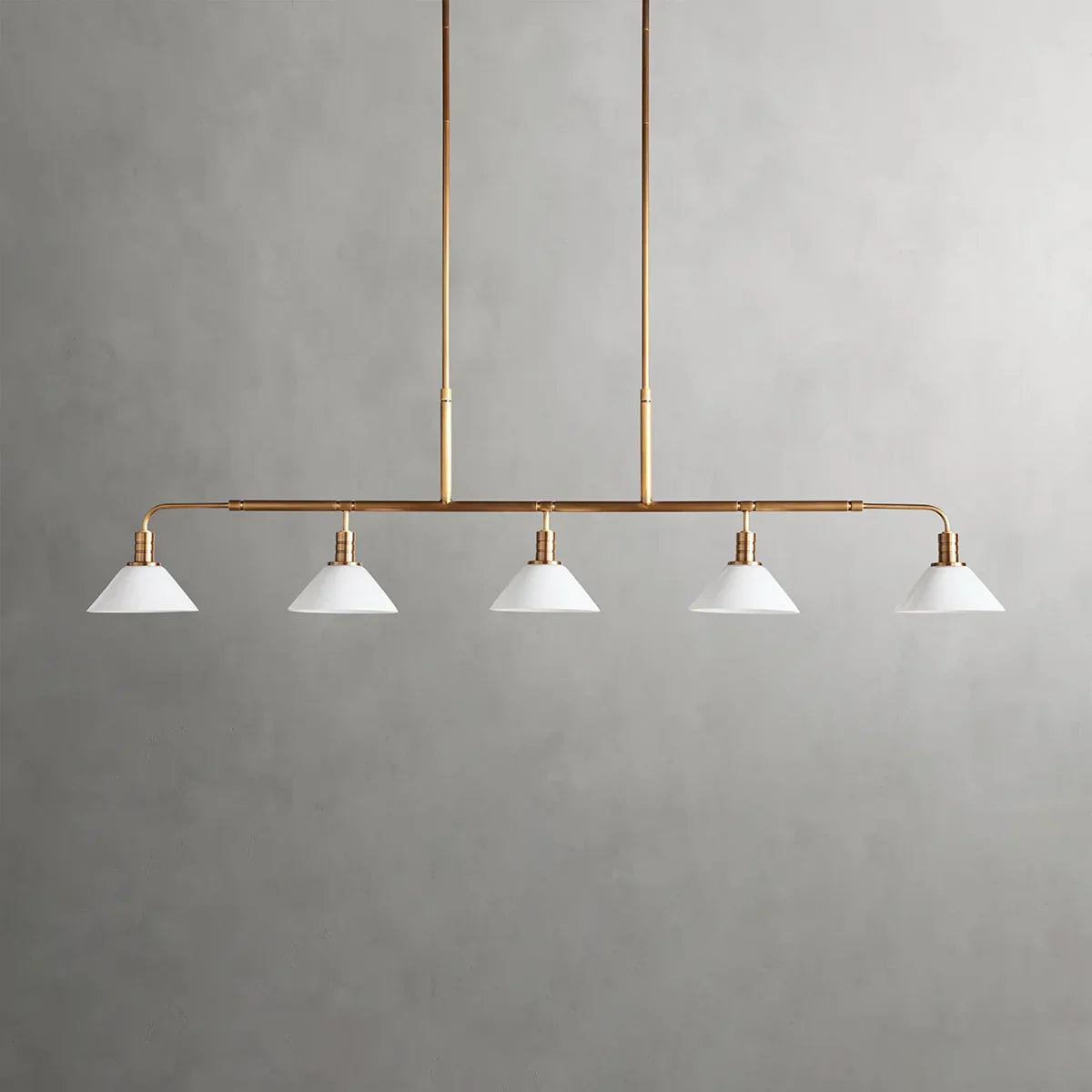 Art Glass Therona Linear Chandelier-King Lamps