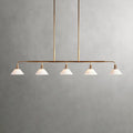 Art Glass Therona Linear Chandelier-King Lamps