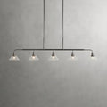 Art Glass Therona Linear Chandelier-King Lamps