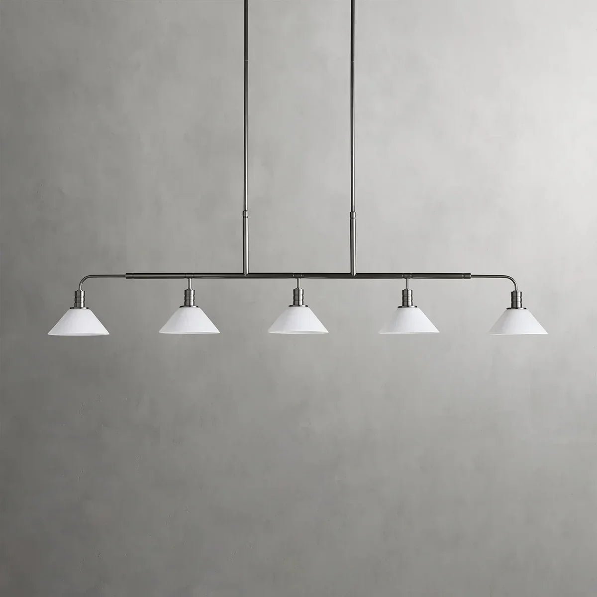 Art Glass Therona Linear Chandelier-King Lamps