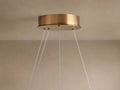 Halima Halo Alabaster  Chandelier