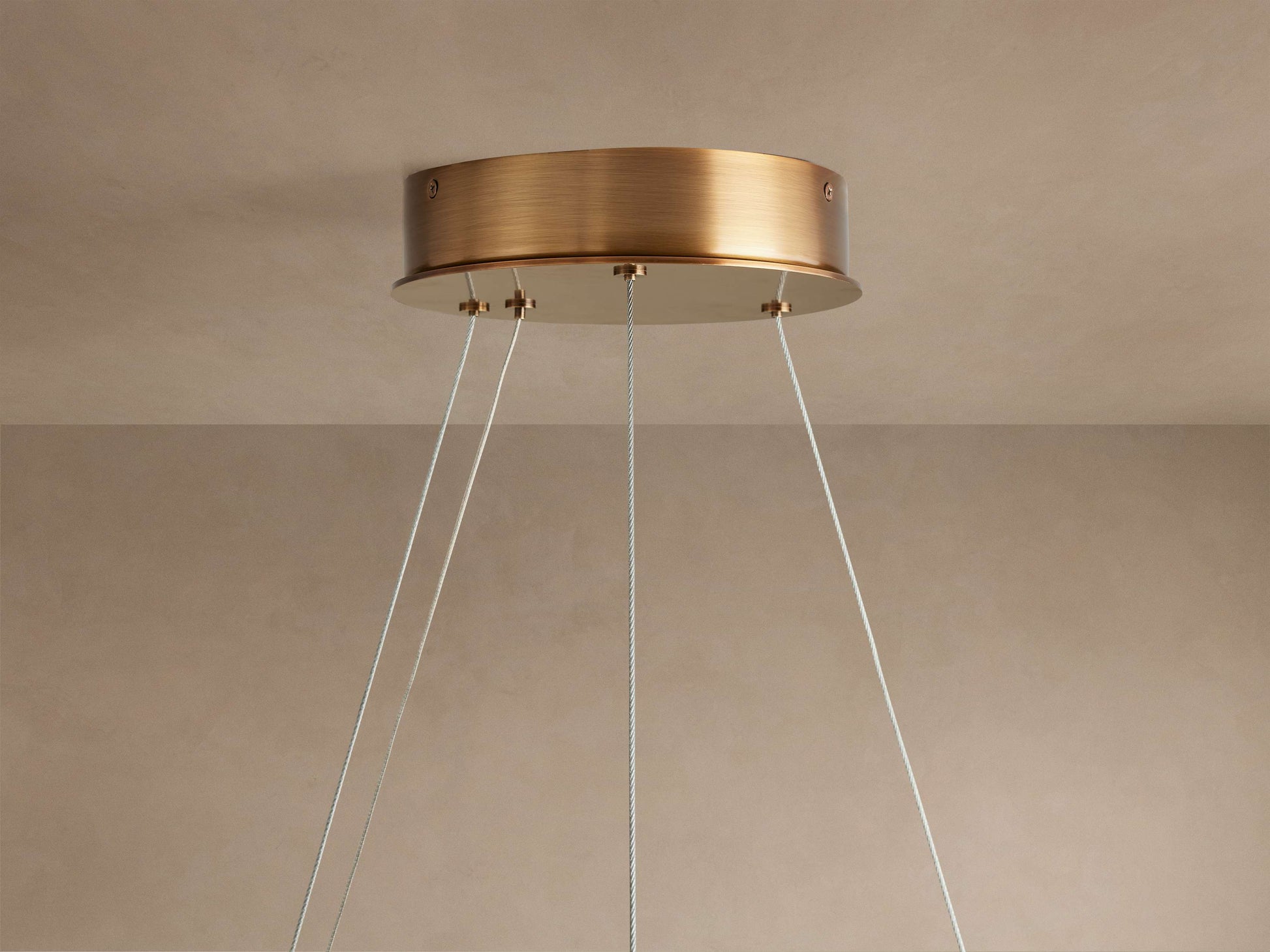 Halima Halo Alabaster  Chandelier
