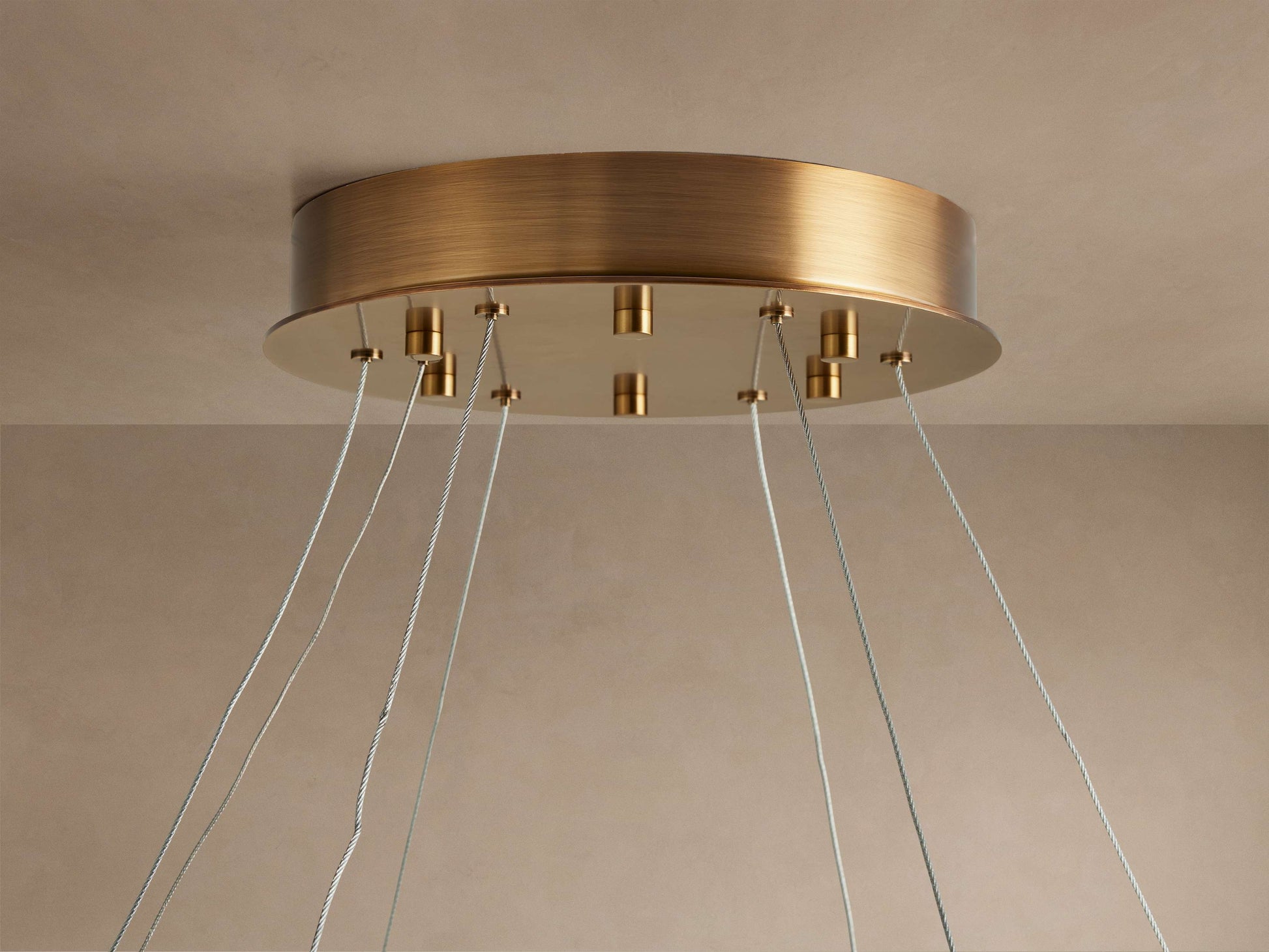 Halima Halo Alabaster  Chandelier