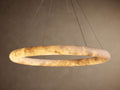 Halima Halo Alabaster  Chandelier