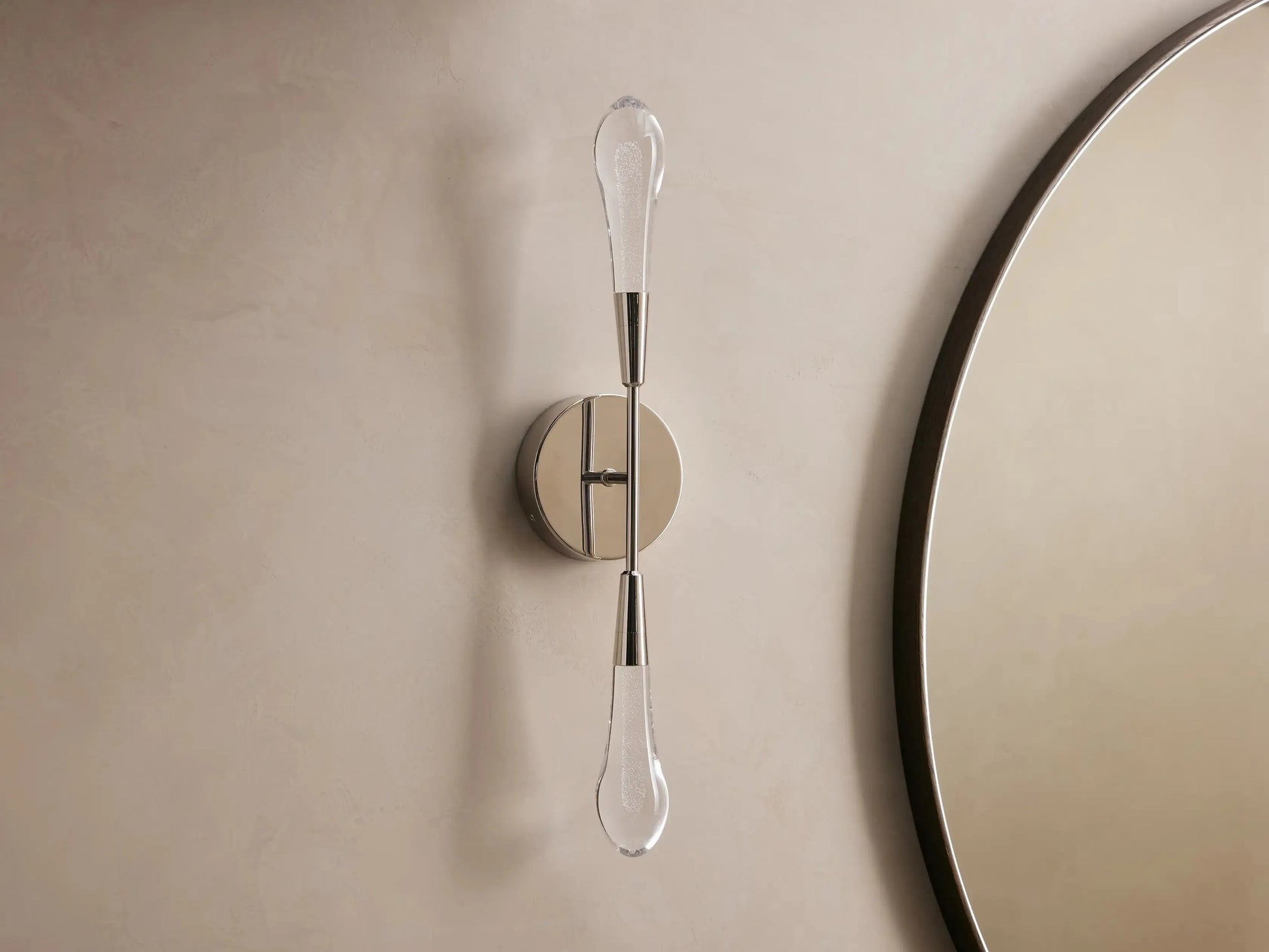 Soltaire Crystal Double Wall Sconce - King Lamps