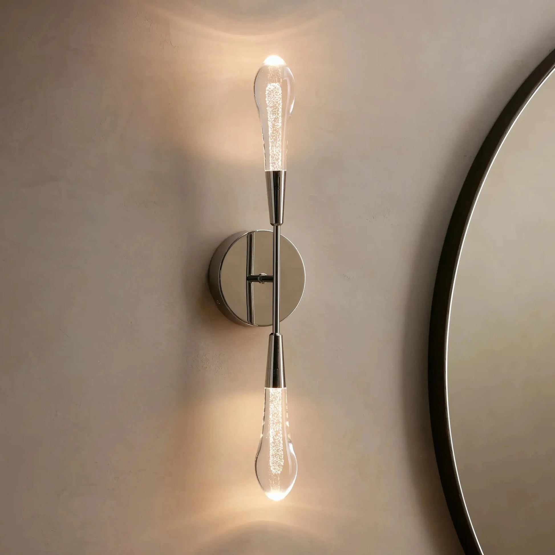 Soltaire Crystal Double Wall Sconce - King Lamps