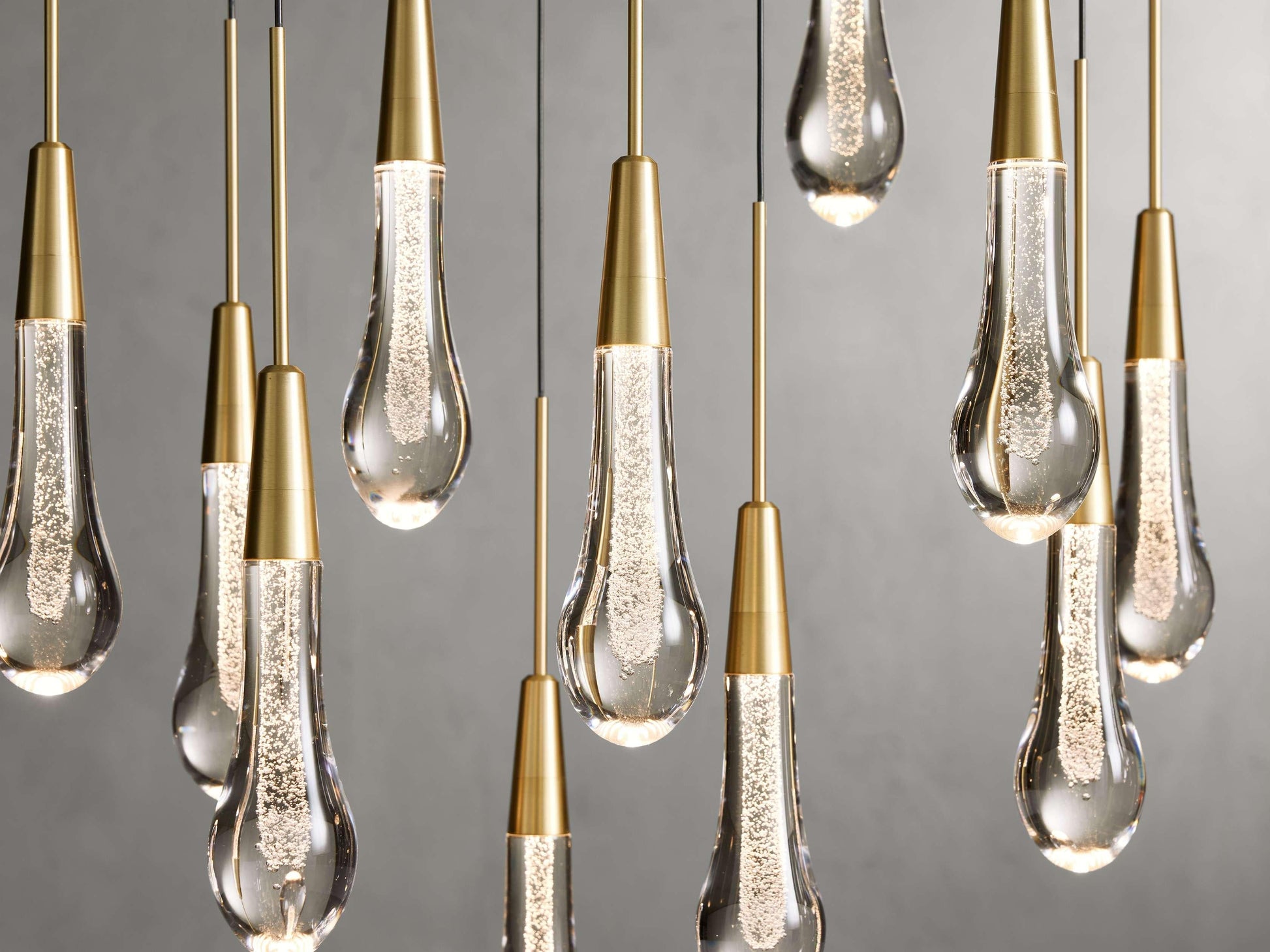 Soltaire Crystal Linear Chandelier 37" 50" 60'' 70" 87" 120''W - King Lamps