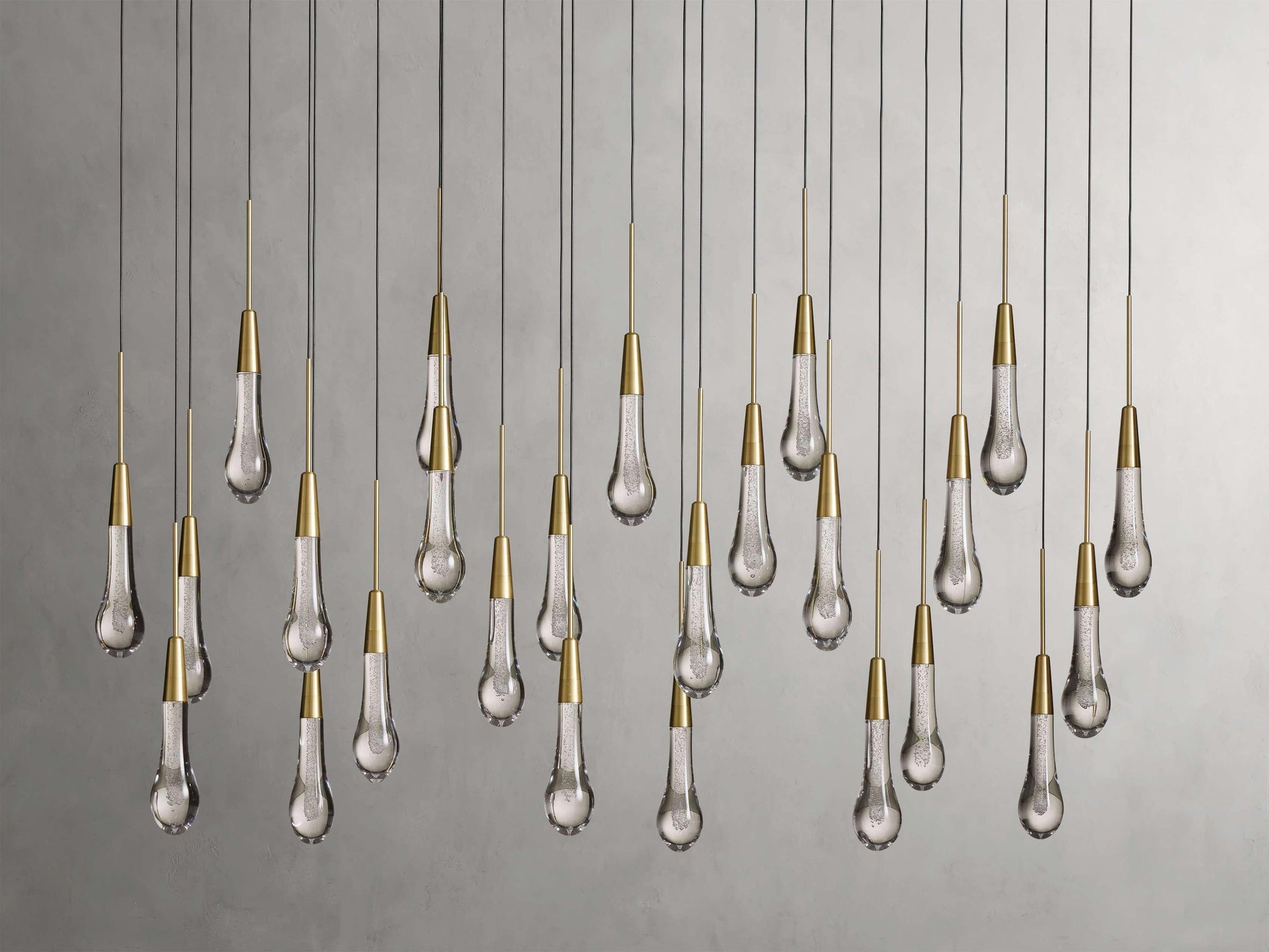 Soltaire Crystal Linear Chandelier 37" 50" 60'' 70" 87" 120''W - King Lamps