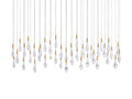 Soltaire Crystal Linear Chandelier 37