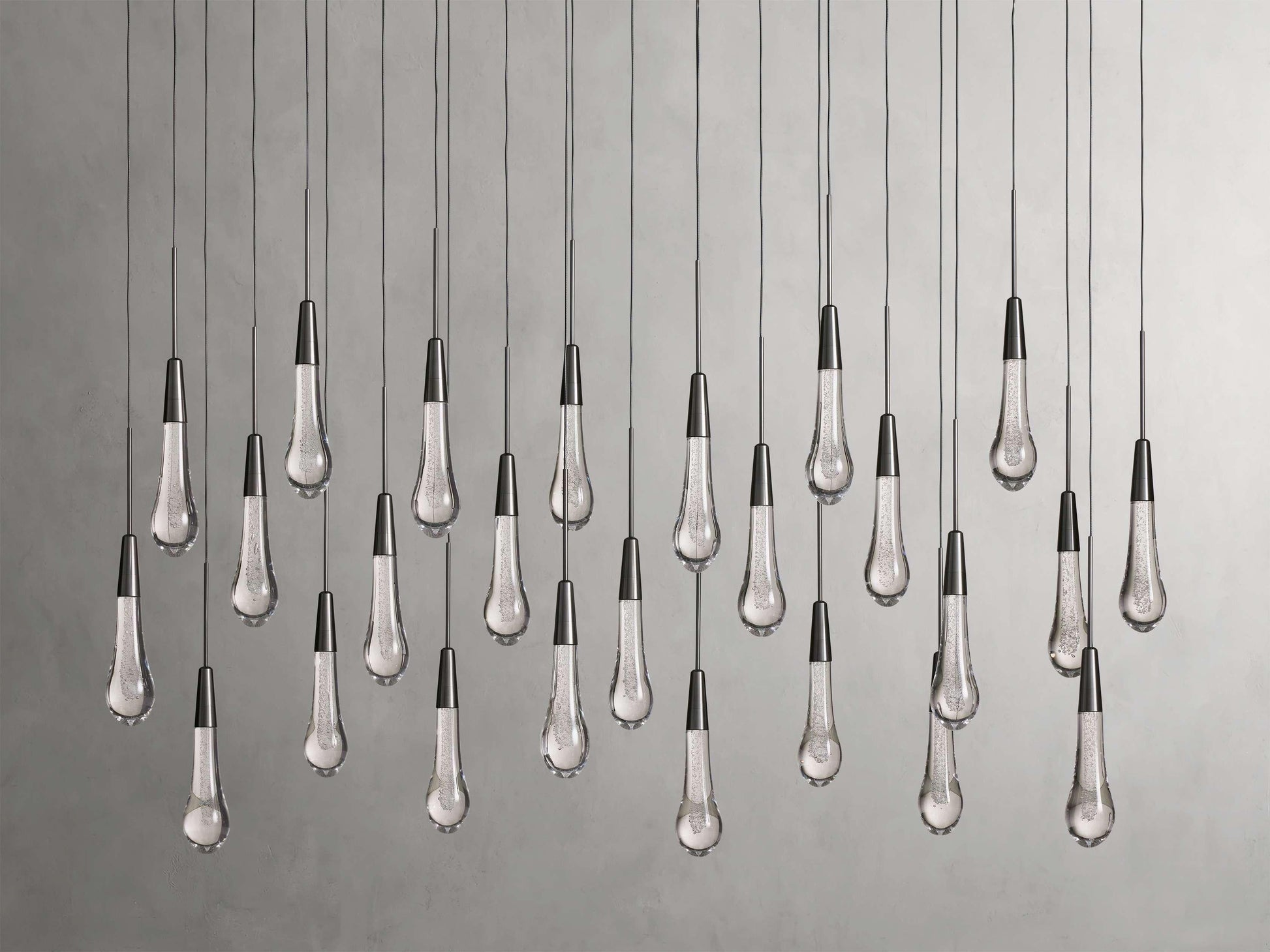 Soltaire Crystal Linear Chandelier 37" 50" 60'' 70" 87" 120''W - King Lamps