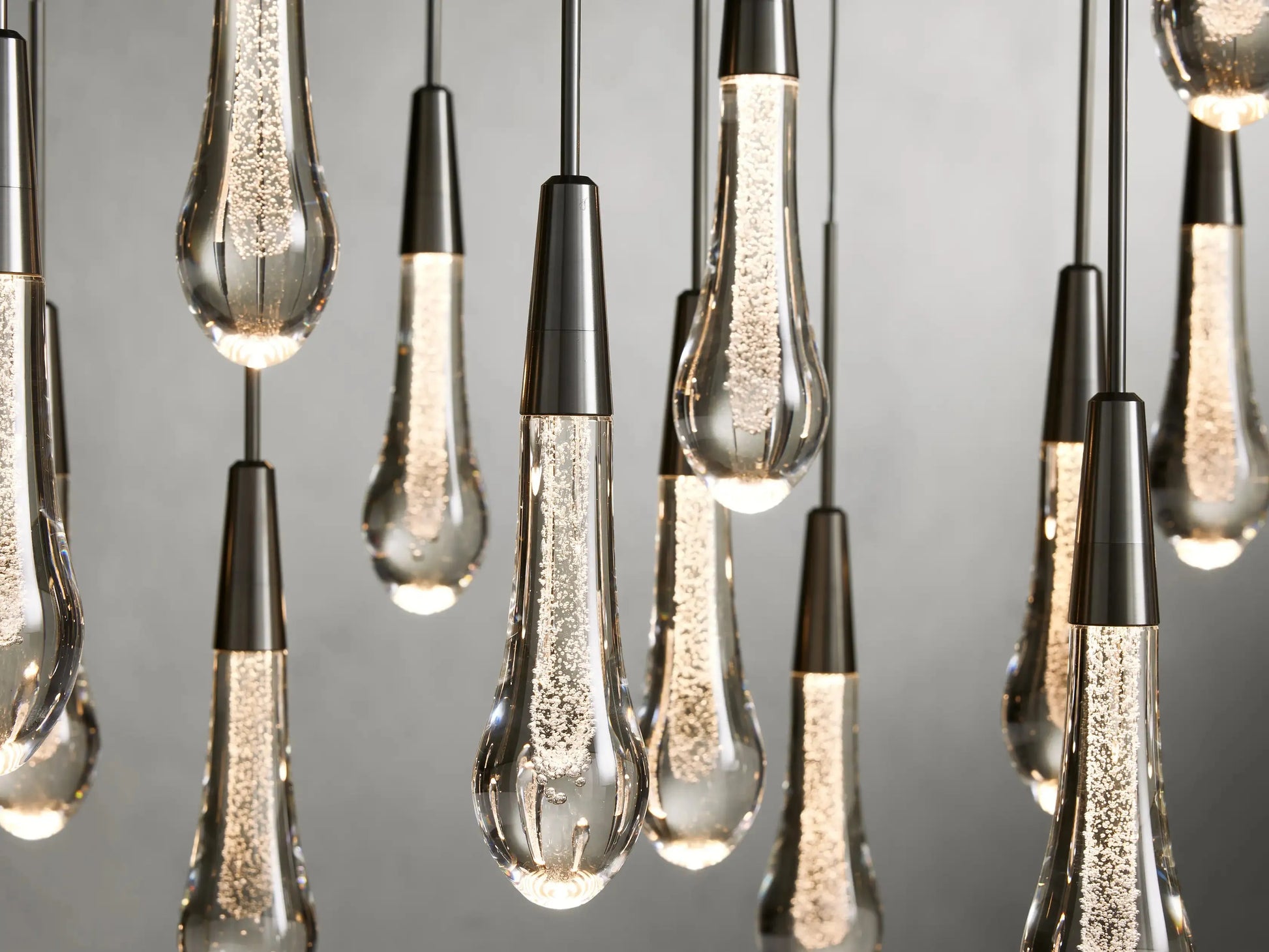 Soltaire Crystal Linear Chandelier 37" 50" 60'' 70" 87" 120''W - King Lamps