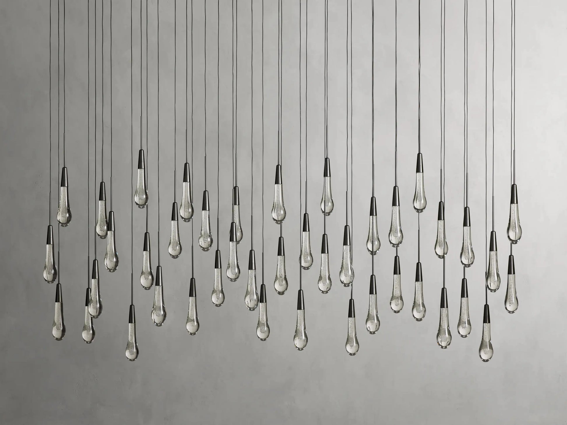 Soltaire Crystal Linear Chandelier 37" 50" 60'' 70" 87" 120''W - King Lamps