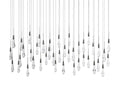 Soltaire Crystal Linear Chandelier 37