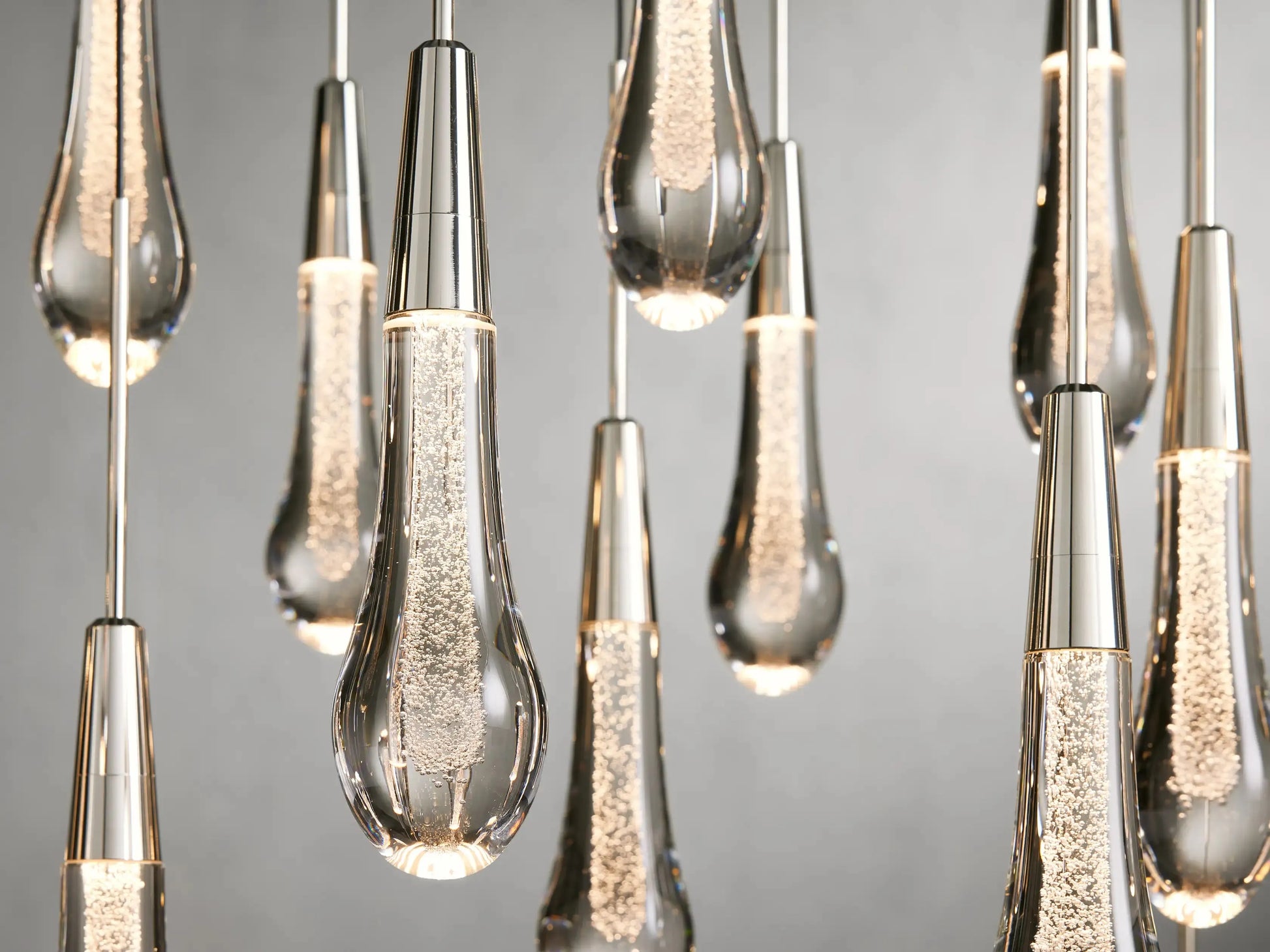 Soltaire Crystal Linear Chandelier 37" 50" 60'' 70" 87" 120''W - King Lamps