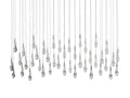 Soltaire Crystal Linear Chandelier 37