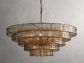 Art Glass Ghiaccio Round Chandelier 36