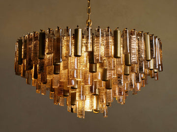 Neve Round Murano Glass Chandelier