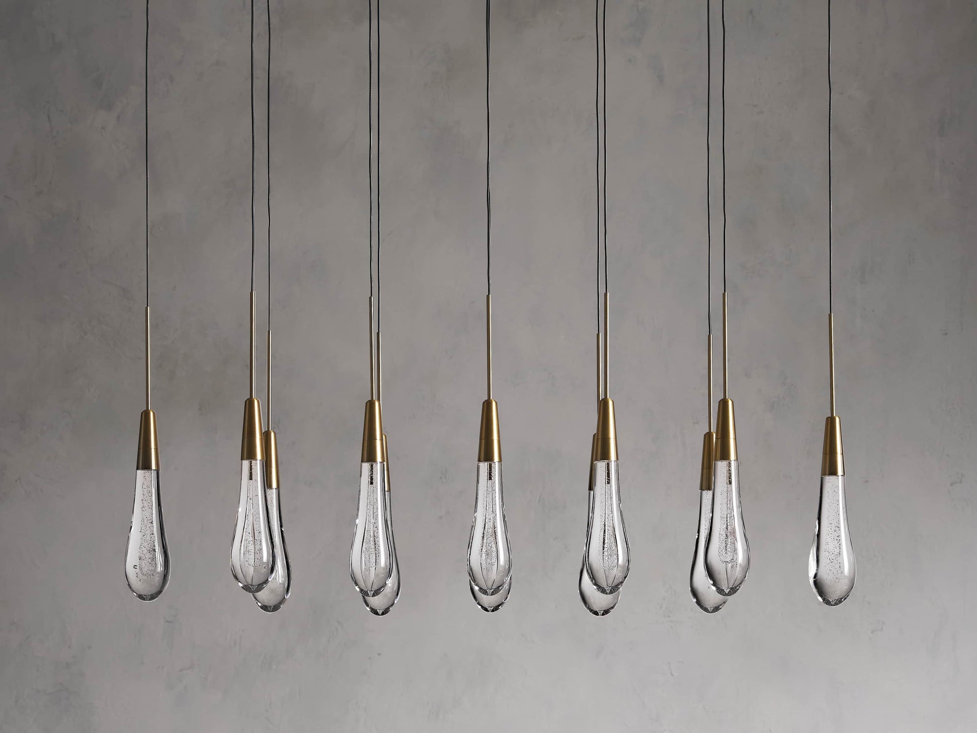 Soltaire Crystal Linear Chandelier 37" 50" 60'' 70" 87" 120''W - King Lamps