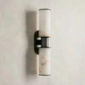 Harlin 2-Light Wall Sconce in Alabaster - King Lamps