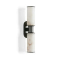 Harlin 2-Light Wall Sconce in Alabaster - King Lamps