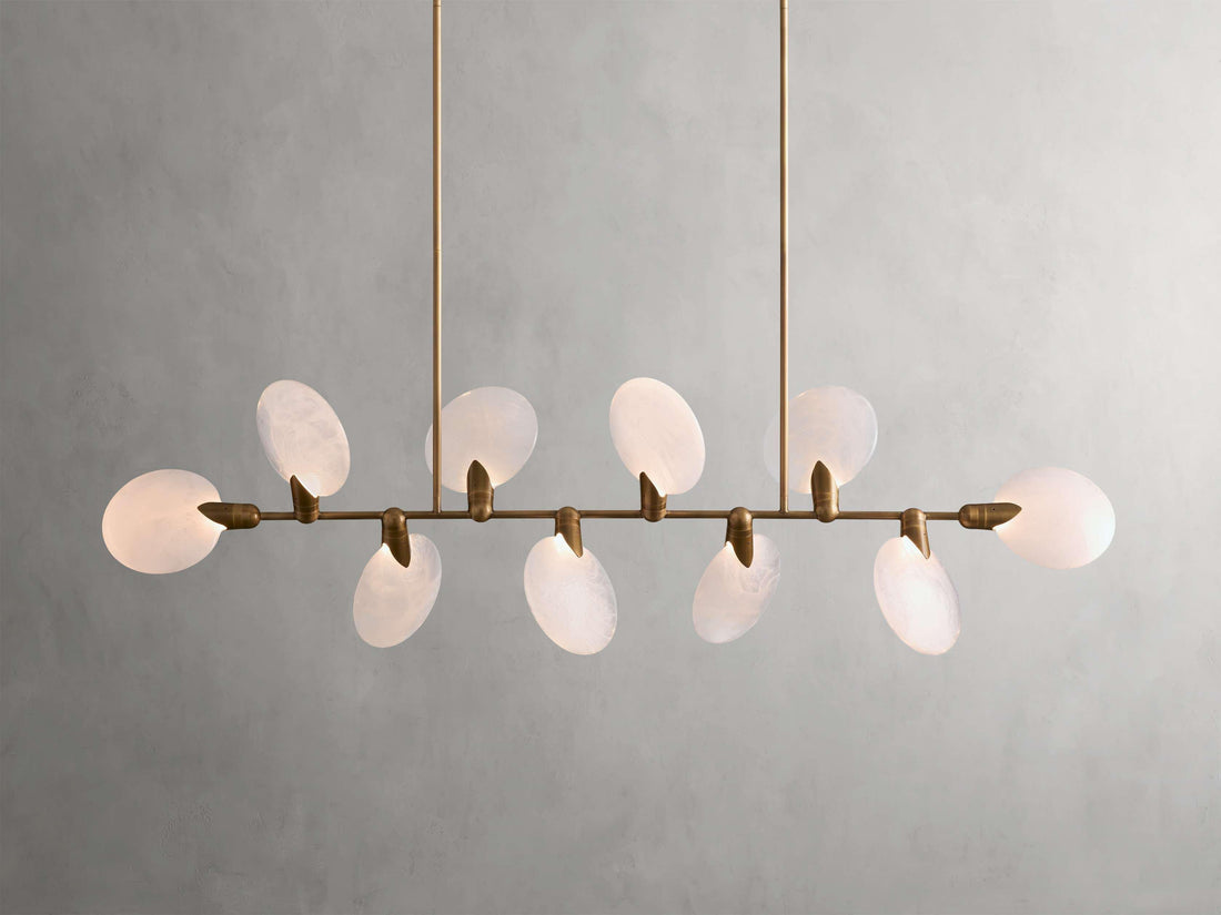 Lyla Linear Chandelier 62''74'' - King Lamps