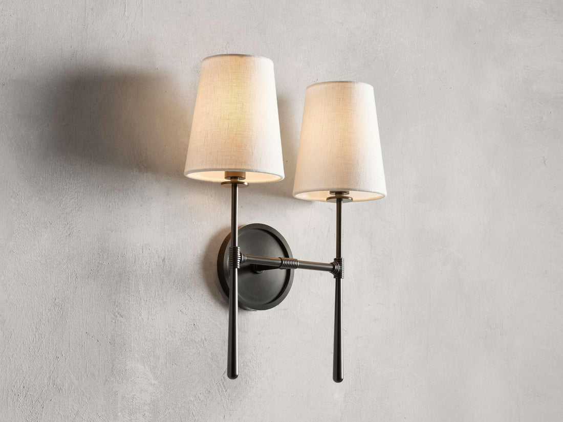 Rhodes 2-Light Wall Sconce - King Lamps